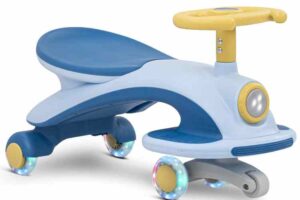 Baybee Aero Magic Swing Cars for Kids in blue color