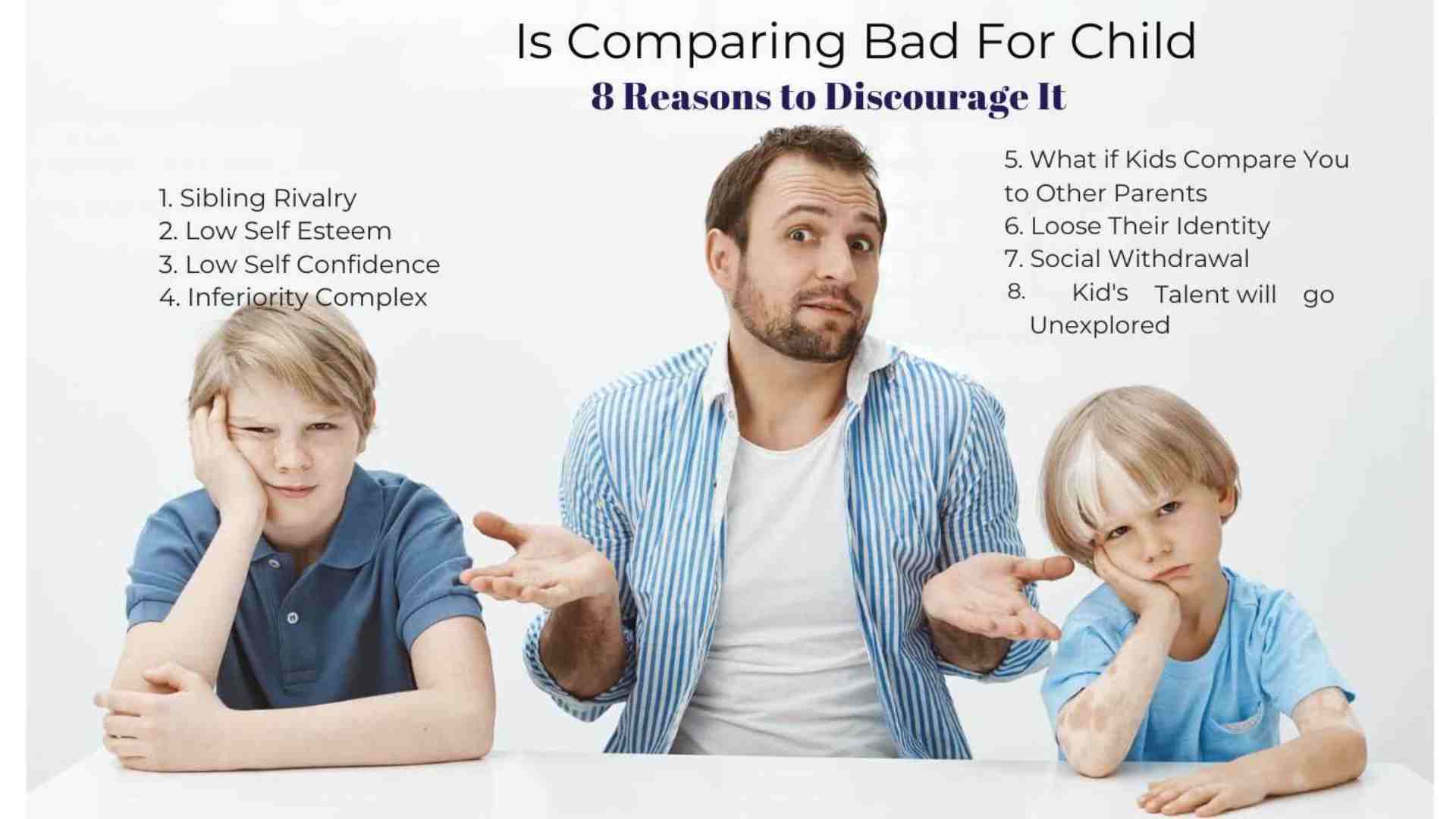 You are currently viewing Is Comparing Bad for Child? 8 Reasons to Discourage It